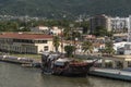 Tourist Pirate ship in Puerto Vallarta from Island Princess